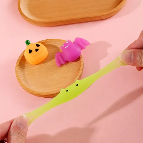 Halloween Cartoon Kürbis Gespenst Fledermaus Squishy Spielzeug Lustig Langsam Aufsteigend Stressabbau Quetschspielzeug Party Geschenk