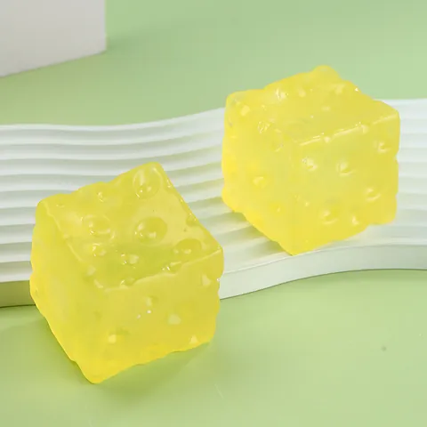 Fromage de Simulation Squishy Jouet Anti-stress à Presser Petit Pain Créatif à Montée Lente Jouet de Décompression Sensorielle Pour Enfants Adultes Décoration de Bureau
