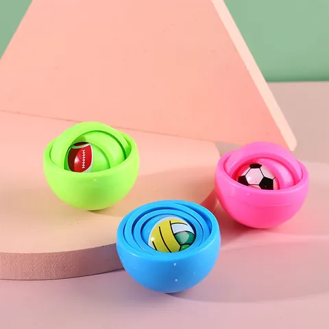 3D Infinite Flip Μπάλα Αποσυμπίεσης Πολύχρωμη Πολυεπίπεδη Fidget Spinner PVC Εκπαιδευτικό Παιχνίδι Αποσυμπίεσης για Παιδιά Ενήλικες