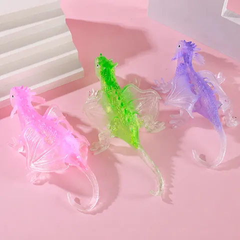 Simulation Flying Dragon Squishy Toy Cartoon Dinosaur Stress Relief Squeeze Toy Stretchy Slow Rising Decompression Toy For Kids Adults