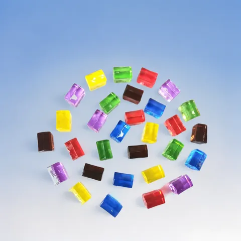 Kristall Transparente Acryl Monopoly Spiel Haus Stücke Ersatz Brettspiel Spielsteine Ergänzung Zubehör Für Tabletop Spiele