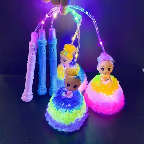 Glowing Mimi Doll Handheld Lantern LED Colorful Luminous Toy Portable Night Light Doll For Park Festival Night Market Gift