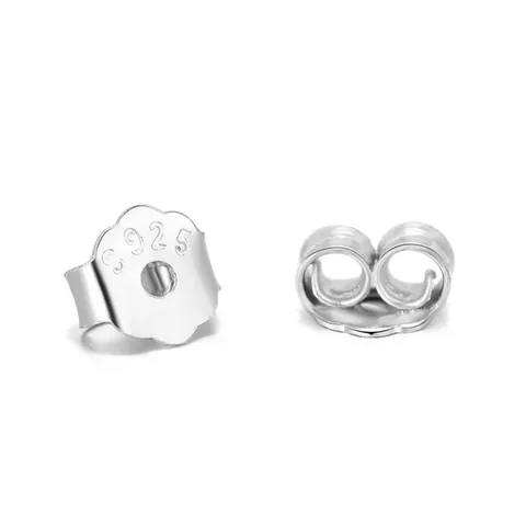 S925 Sterling Silver Earring Backs Silicone Ear Nuts Butterfly Bullet UFO Backings For DIY Earring Stud Accessories Making