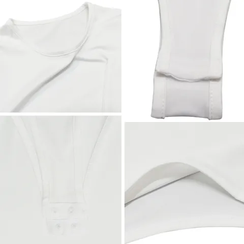 Women Long Sleeve Crew Neck Bodysuit Slim Fit Stretchy Leotard Top Basic Solid Color Autumn Winter Layering Undershirt