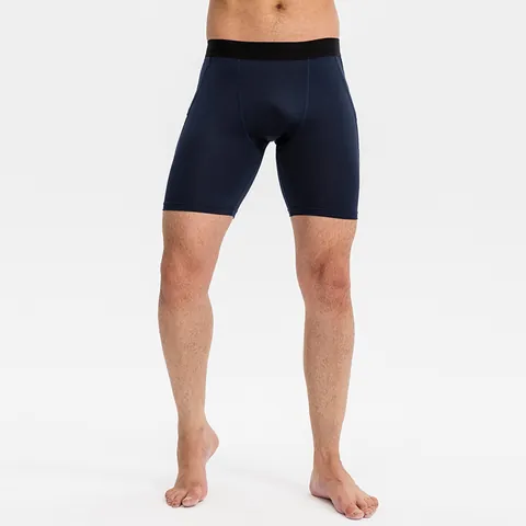 Heren Compressie Short Fitness Met Telefoonzak Hoge Elasticiteit Vochtafvoerend Sporttraining Strakke Sportbroek