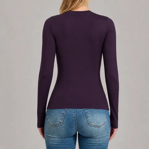 Women's Slim Fit Long Sleeve Yoga Top High Elasticity High Strength Fitness Belly Control Pilates Running Sport Compression Shirt