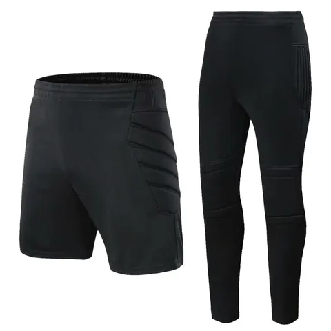 Professional Padded Goalkeeper Soccer Pants Impact Protection Football Training Shorts Long Pants For Men Kids Quick Dry