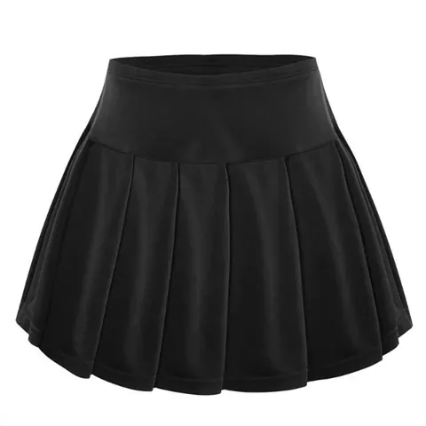Girls Kids Pleated Tennis Skirt With Built-in Shorts Anti-Exposure Sports Skort For Badminton Running Summer Activewear