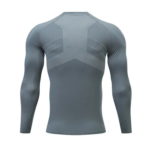 Men's Kids' Long Sleeve Compression Shirt Quick Dry Sports Gym Fitness Muscle Tight T-Shirt Geometric Printed Workout Top