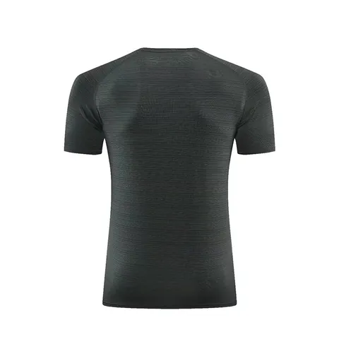 Men Slim Fit Quick Dry Sports T-Shirt Round Neck Camouflage Running Fitness Training Top Short Sleeve Athletic Wear