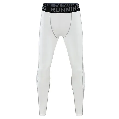 Men and Kids Quick Dry Compression Leggings Reflective Sport Fitness Tights Running Pants Basketball Soccer Base Layer Bottom
