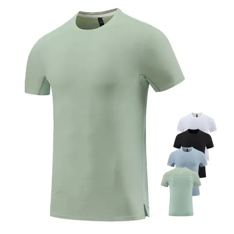 Men's Quick Dry Athletic T-Shirt Short Sleeve Running Shirt Breathable Workout Top For Gym Fitness Outdoor Sport Casual Wear