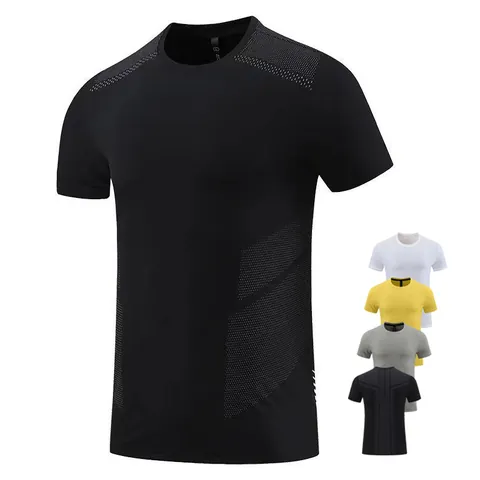 Ανδρικό Αθλητικό T-Shirt Ice Silk Προστασία από τον Ήλιο Γρήγορο Στέγνωμα Αναπνεύσιμο με Λέιζερ Τοπ για Τρέξιμο