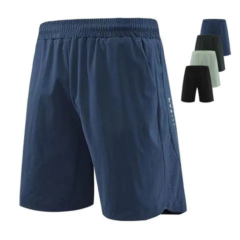 Men's Quick Dry Athletic Shorts Breathable Loose Fit Running Training Shorts Nylon Spandex Mesh Splicing Gym Workout Bottoms
