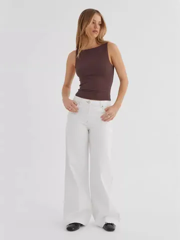 Vaqueros Retro Lavados de Talle Alto y Pernera Ancha para Mujer Mezcla de Algodón Pantalones Denim Rectos Sueltos Casual Streetwear Bottom