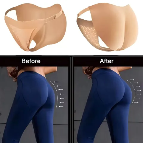 Women Seamless Butt Lifter Padded Thong Adjustable Hip Enhancer Underwear Breathable Nylon Shaping Panties Body Shaper For Everyday