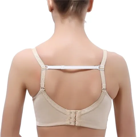 Adjustable Elastic Anti-slip Bra Strap Clips For Women Nylon Bra Strap Holder Cleavage Control For Sports Daily Wear Bra Accessories