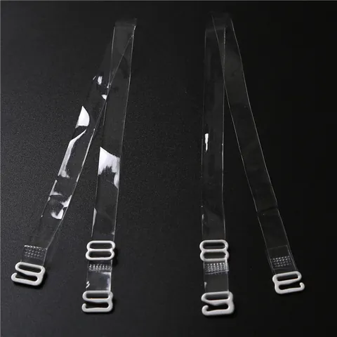 Invisible Clear Bra Straps Adjustable Non-Slip Transparent TPU Invisible Shoulder Straps For Women Lingerie Accessories