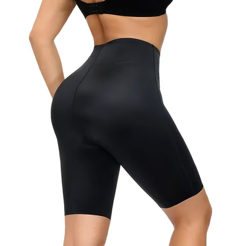 Women High Waist Tummy Control Shapewear Shorts Seamless Butt Lifting Body Shaper Postpartum Recovery Bottom Nylon Shorts