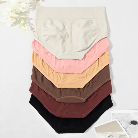 Seamless High Waist Tummy Control Panties Honeycomb Butt Lifting Underwear For Women Postpartum Recovery Slimming Briefs
