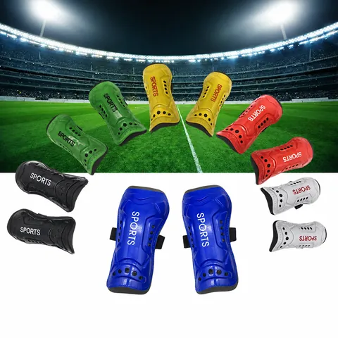 Professional Soccer Shin Guards for Adults Kids Breathable Football Shin Pads EVA Padded Protective Gear Training Competition Plastic Protectors