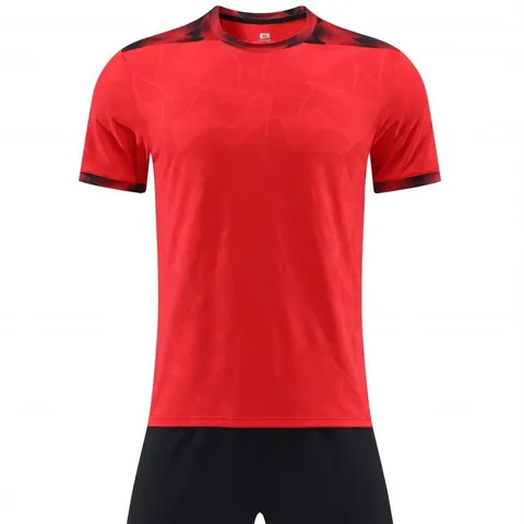 Professional Soccer Jersey Set Quick Dry Breathable Football Training Uniform Top And Bottom Polyester Sportswear For Men Boys Team Match