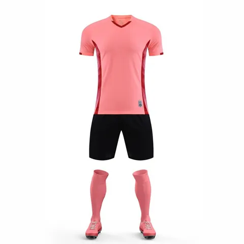 Soccer Jersey Set Men Women Kids Football Training Uniform Breathable Short Sleeve Sportswear Suit Top And Bottom