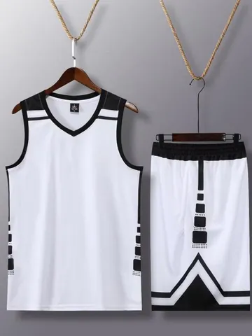 Conjunto De Camiseta Y Pantalones Cortos De Baloncesto Unisex Niños Adultos Malla Transpirable Secado Rápido Traje De Entrenamiento Deportivo Parte Superior E Inferior Uniforme De Equipo