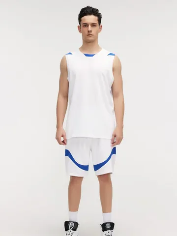 Professional Breathable Basketball Jersey Set Top And Bottom Quick Dry Mesh Training Uniform Sports Tracksuit For Men Women