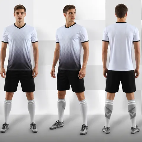 Kinderen Jeugd Voetbaltenue Ademend Polyester Sportkleding Trainingspak Geometrisch Top And Bottom Voor Jongens Meisjes