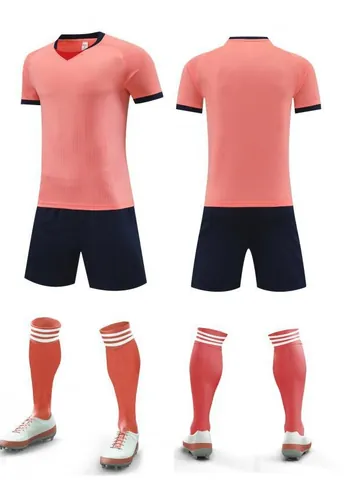 Polyester Men Women Soccer Jersey Uniform Quick Dry Breathable Football Training Outfit Top And Bottom Sports Team Wear