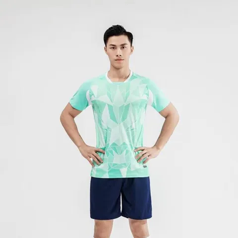 Professional Polyester Football Training Top And Bottom Geometric Lion Print Breathable Quick Dry Soccer Kit For Adult Kids