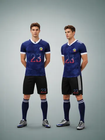 Professional Soccer Jersey Top And Bottom Breathable Polyester Football Uniform Training Uniform For Club Team Sports Game