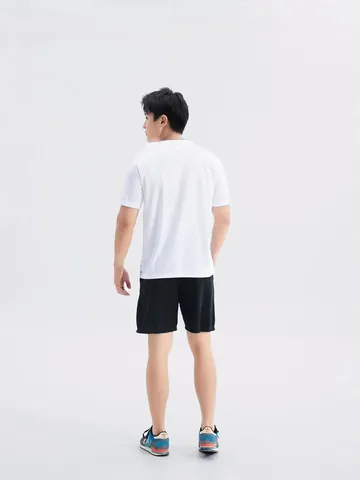 Professional Badminton Shirt Quick Dry Breathable Sports Training Top For Men Women Kids Geometric Printed V-Neck Short Sleeve Athletic Top