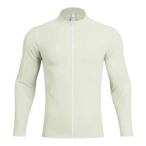 Men Women Outdoor Sports Jacket Breathable Quick Dry Stand Collar Long Sleeve Top For Hiking Cycling Fitness Training Workout Coat