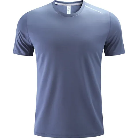 T-Shirt de Sport à Séchage Rapide pour Hommes Femmes Enfants Polyester Maille Respirante Manches Courtes Haut pour Course Cyclisme Vêtements de Sport Décontractés Bande Réfléchissante