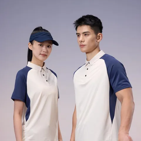 Men's Quick Dry Sports T-Shirt Half Zip Stand Collar Breathable Running Top Summer Splicing Raglan Sleeve Training Tee