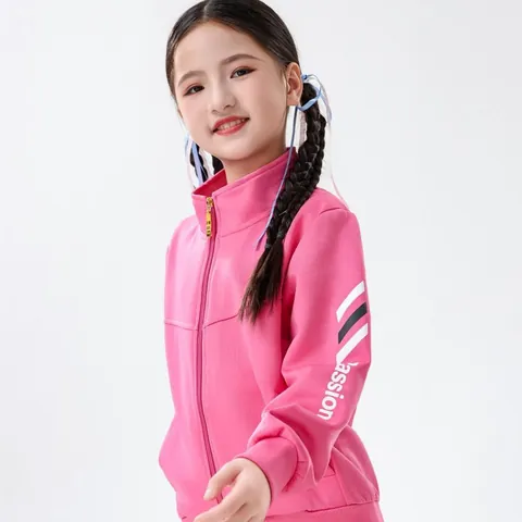 Unisex Kinder Erwachsene Badminton Training Trainingsanzug Polyester Stehkragen Reißverschluss Top Und Bottom Sportset