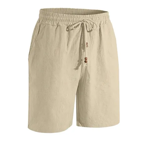 Pantaloncini Uomo Estate Casual Seta di Ghiaccio Asciugatura Rapida Larghi Sottili Traspiranti Sportivi a Cinque Punti Coulisse Vita Poliestere