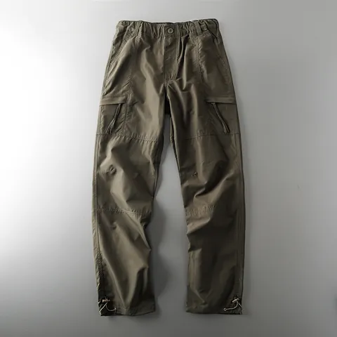 Men's Outdoor Waterproof Cargo Pants Windproof Tactical Military Trousers With Pockets Casual Hiking Climbing Bottom For Men