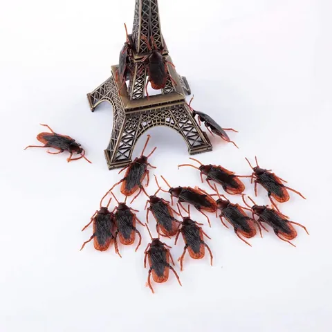 Realistic Simulation Cockroach Scorpion Centipede Gecko Snake Prank Toys For April Fool's Day Halloween Party Trick Jokes Plastic Soft Insect Models Gift