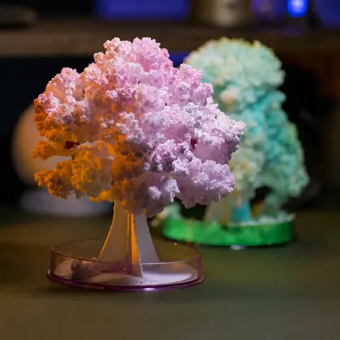 Magic Paper Tree Crystallization DIY Kit Science Experiment Christmas Tree Growing Sakura Tree Educational Toys For Kids Holiday Gift