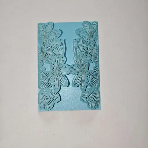 Invitations de Mariage Découpe Laser Rose Exquis Creux Papier Perlé Cartes De Voeux Pour Anniversaire Mariage Fête