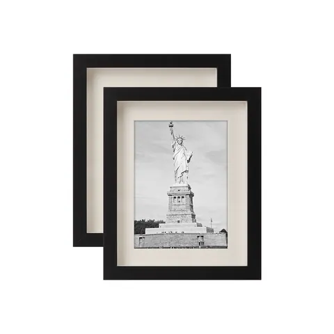 Modern Minimalist Wood Photo Frame Deep Hollow Shadow Box For Wall Hanging Tabletop Display Home Office Decorative Frame