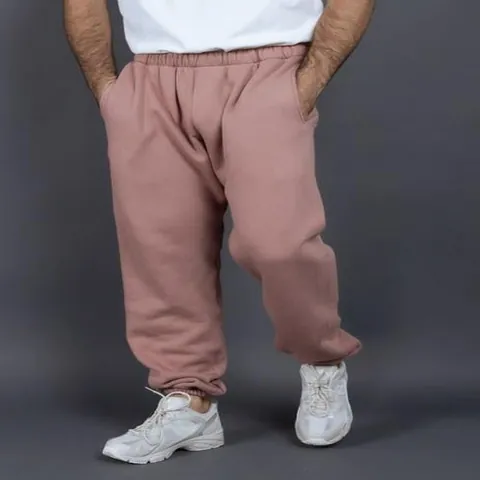 Women Men 400G Fleece Lined Thickened Joggers Oversized Winter Warm Sweatpants Cuffed Hem Casual Sports Pants Bottoms