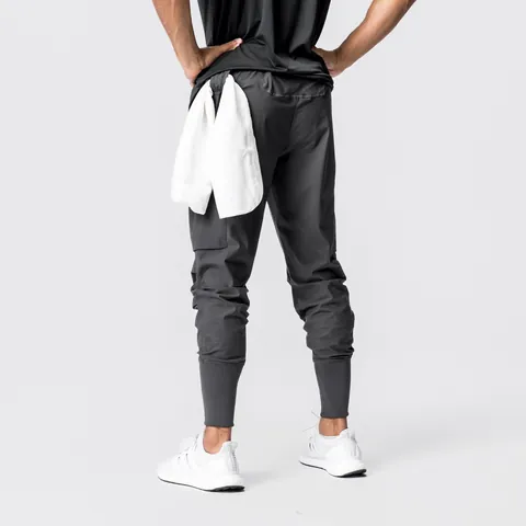 Men Outdoor Quick Dry Cargo Pants Elastic Multi-Pocket Joggers Breathable Workout Fitness Training Sweatpants Bottoms