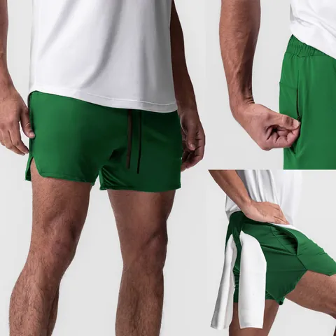 Pantalones Cortos Deportivos de Malla de Secado Rápido para Hombre Transpirables para Correr Fitness Baloncesto Bottom