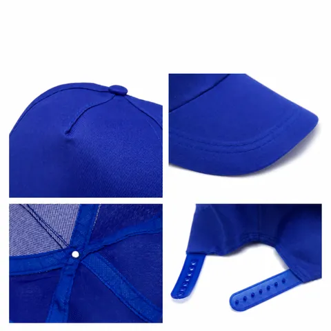 Berretto da Baseball in Rete di Cotone Traspirante Protezione Solare Regolabile Trucker Hat Snapback Tinta Unita Per Sport Unisex