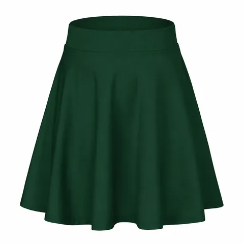 Women High Waist Skater Skirt A-Line Pleated Mini Skirt Summer Casual Sports Polyester Spandex Bottom