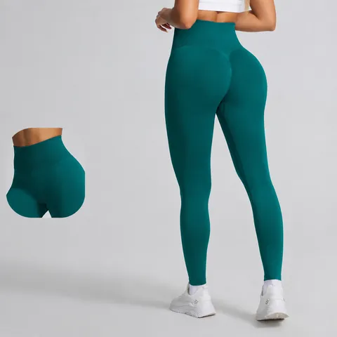 Seamless High Waist Yoga Pants For Women Scrunch Butt Lifting Leggings Polyamide High Elastic Gym Fitness Workout Bottom